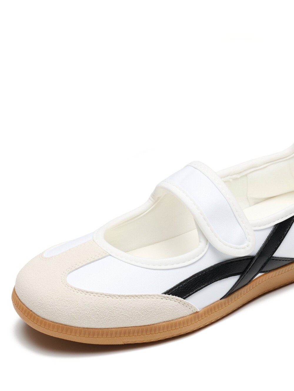 Project Cloud memory foam Mary Jane sneakers in white and black Size 9 Women NEW